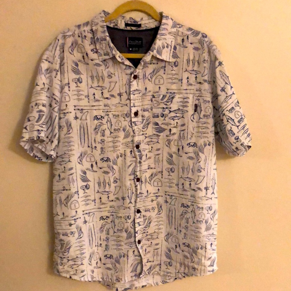 Linen Jack O’Neill Cali Surf Fish Button Down